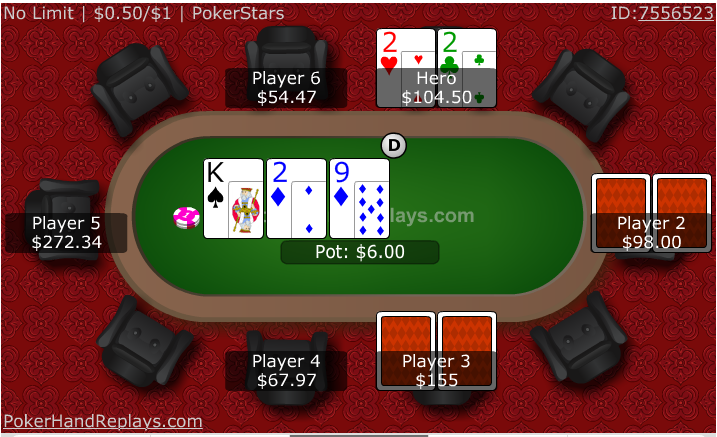 two up betting rules holdem