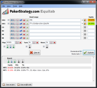 Card counting strategy chart