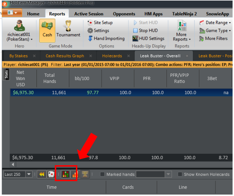 RangeConstruction Holdem manager chart